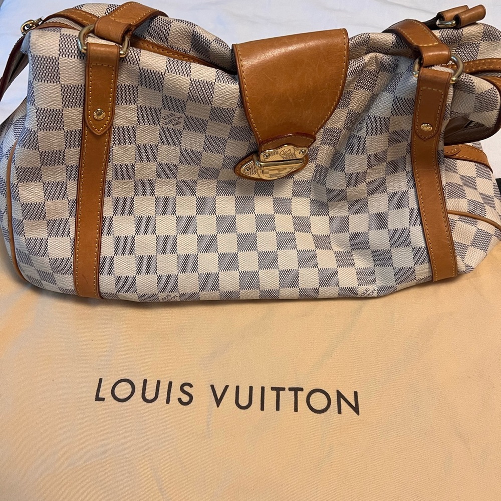 Louis Vuitton checker shoulder bag